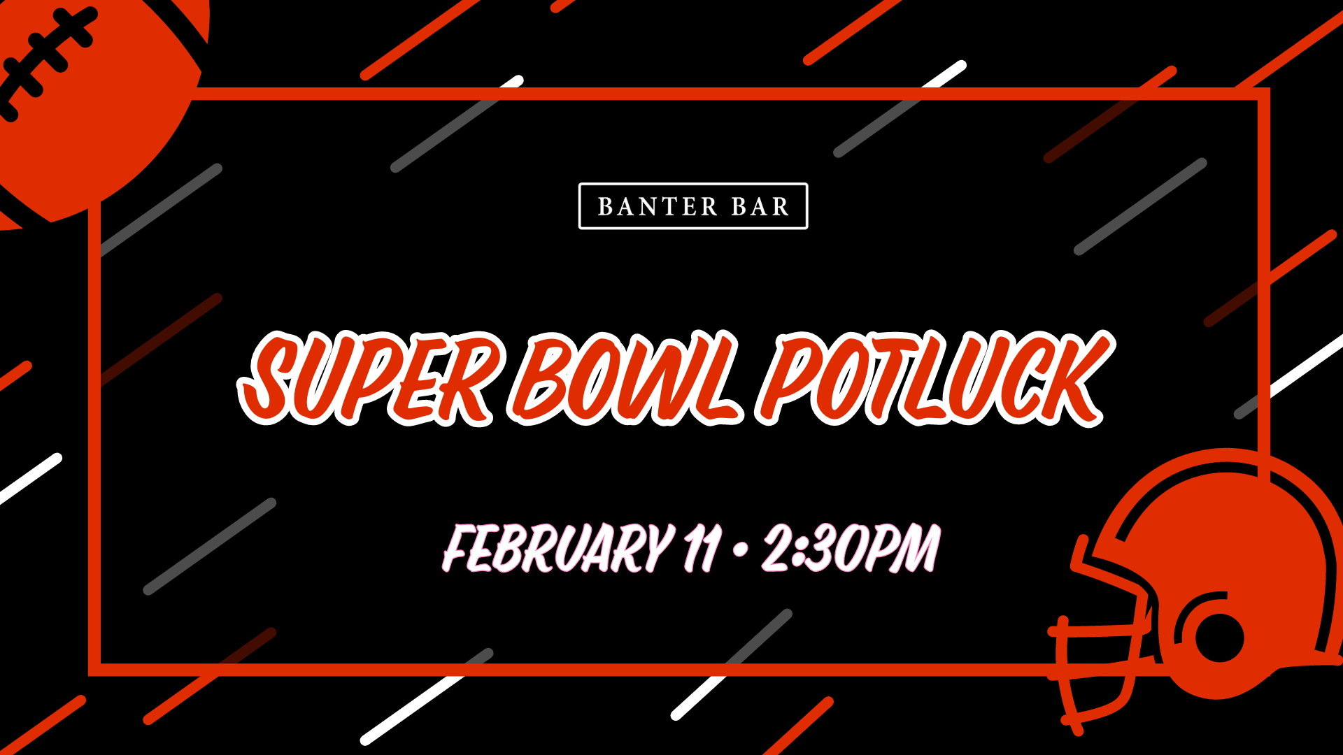 Super Bowl Potluck at Banter Bar Even Image