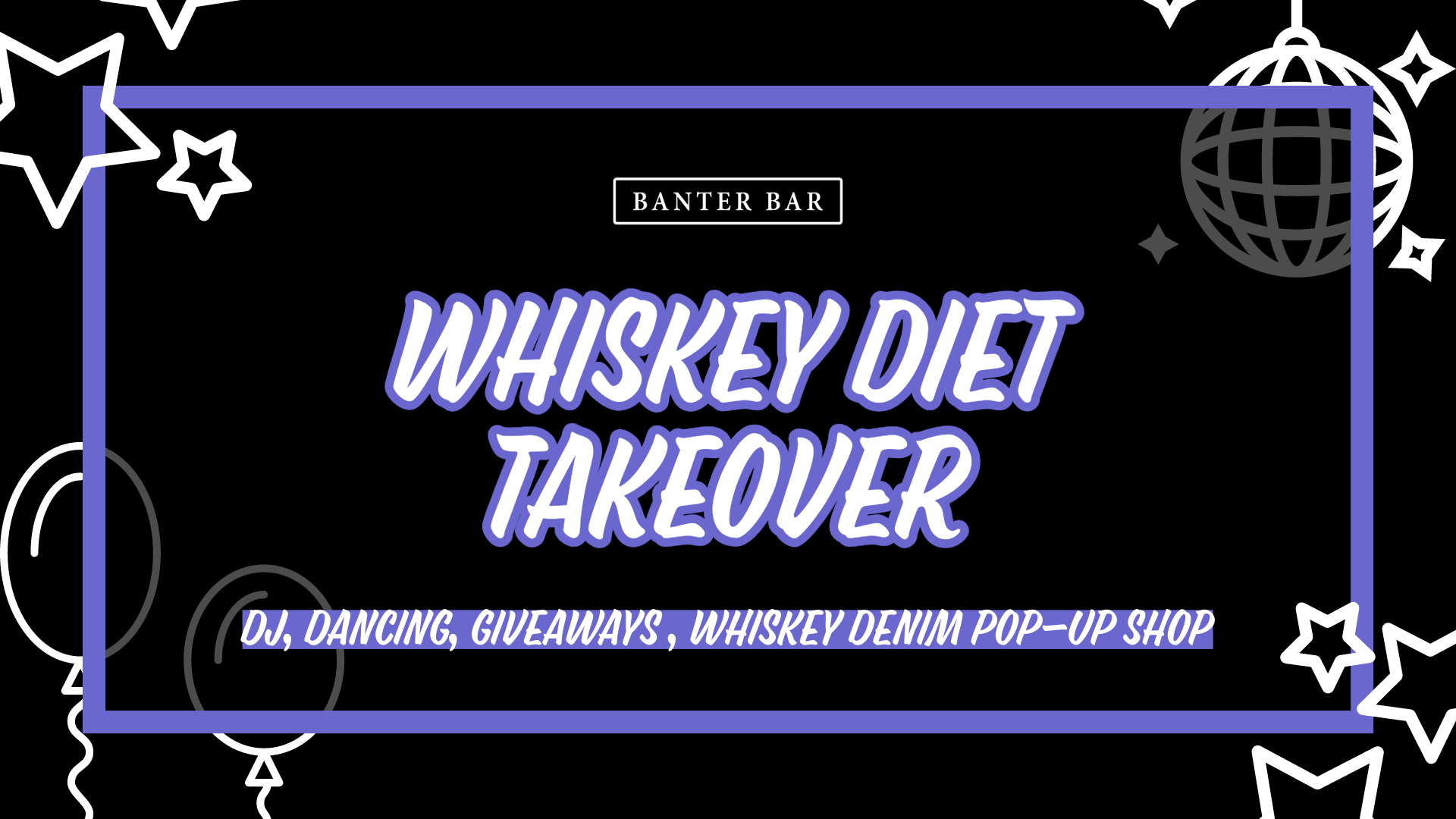 Event Promo Image For Whiskey Diet Denim Party